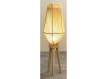 Lampara de Pie Salon Actual Madera Mediana Serie Ateray
