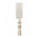 Lampara de Pie Salon Rustica Madera Natural - Serie Aleot