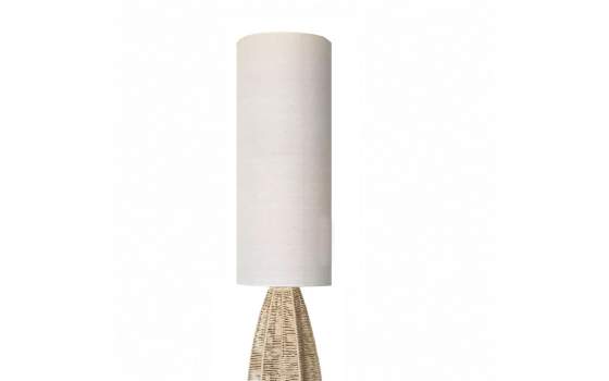 Lampara de Pie Salon Tejido Ratan Natural Serie Amollo Lampara de Pie Salon Tejido Ratan Natural Serie Amollo