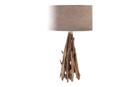 Lampara de Sobre Mesa Rustica Ramas Serie Sarsi