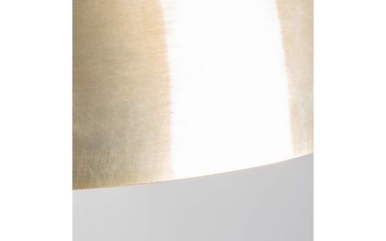 Lampara de Techo en Chapa Color Oro Redonda Serie Abetast