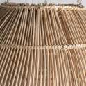 Lampara de Techo Formato Jaula en Rattan Serie Abriatora