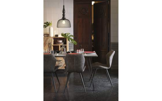Lampara de Techo Metalica Estilo Industrial Serie Barste