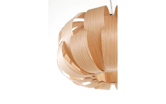 Lampara de Techo Moderna Tiras Madera y Metal serie Axast