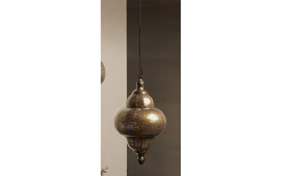 Lampara de Techo Oriental Pequeña en Cobre Serie Charlotte