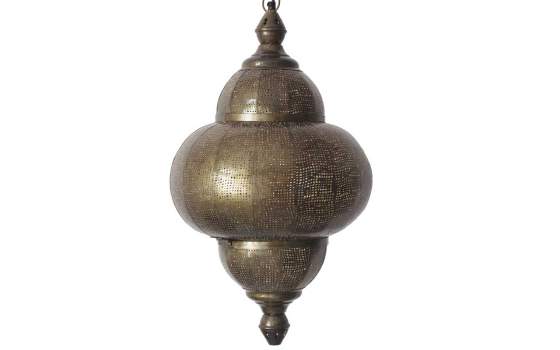 Lampara de Techo Oriental Pequeña en Cobre Serie Charlotte
