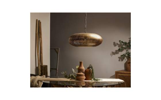 Lampara de Techo Oval Cobre Serie Charlotte