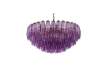 Lampara de Techo Vintage Cristal Morado y Metal - Serie Argaya