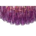 Lampara de Techo Vintage Cristal Morado y Metal - Serie Argaya