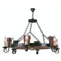 Lampara Grande Carro 6 Brazos Eunice I