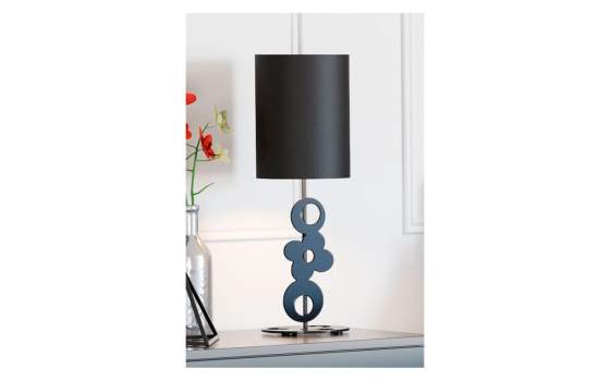 Lampara Mesita Dormitorio en Acero Moderna Colores Lina