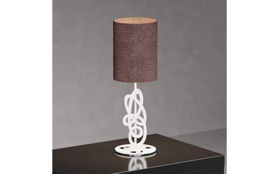 Lampara Mesita Noche Moderna en Forja y Acero Serie Algarabia Lampara Mesita Noche Moderna en Forja y Acero Serie Algarabia