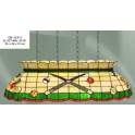 Lampara Oval Tiffany Billar Grande