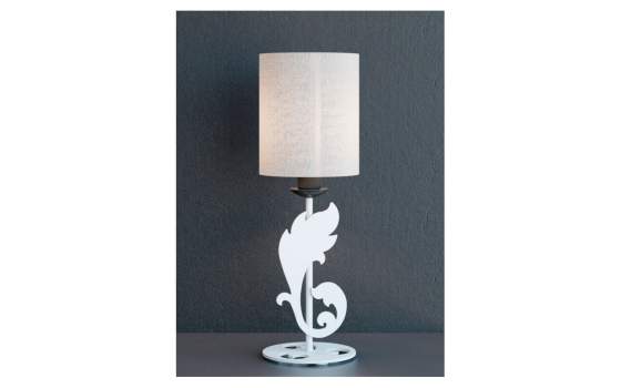 Lampara Pie Diseño Modeno en Forja y Acero Serie  Dayra