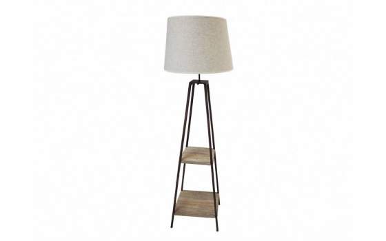 Lampara Pie Estanteria Tulipa Beige Serie Etravis