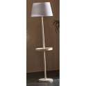 Lampara Pie Mesa Central Tulipa Blanca Serie Etravis