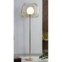 Lampara Pie Salon Acero Oro Serie Rainer