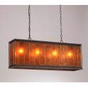 Lampara Rectangular Laton Abelon