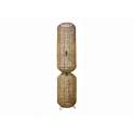 Lampara Salon de Pie Forma Cilindro Rattan Serie Naclaus
