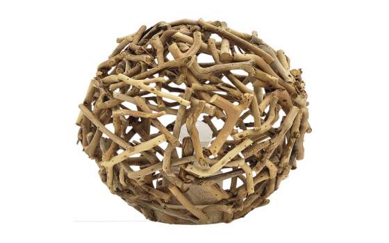 Lampara Sobre Mesa Bola Rustica Ramas Serie Amelat Lampara Sobre Mesa Bola Rustica Ramas Serie Amelat