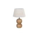 Lampara Sobremesa Baja Rustica Madera Toffe - Serie Aleot
