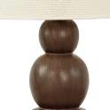Lampara Sobremesa Ceramica y Tulipa Algodon - Serie Arbia
