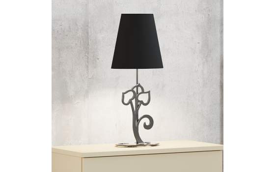 Lampara Sobremesa Moderna Forja y Acero con Tulipa Elodie Lampara Sobremesa Moderna Forja y Acero con Tulipa Elodie