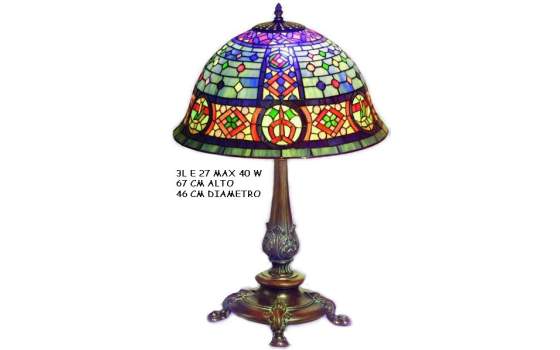 Lampara Sombrero Tiffany P.30
