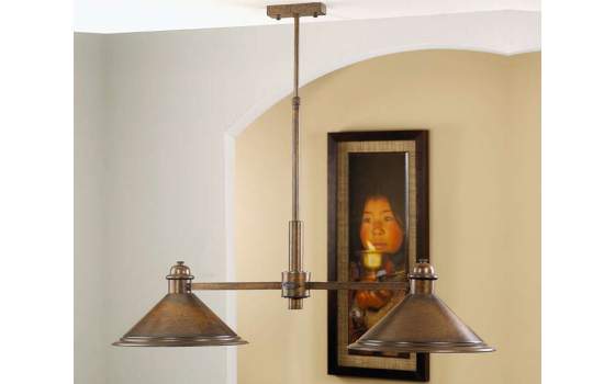 Lampara Techo American Coop 2 Brazos