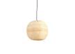 Lampara Techo Artesanal Forma Globo Bambu Natural Alepri