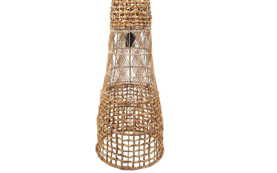 Lampara Techo Calada Tejido Ratan y Anea Serie Amollo