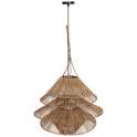 Lampara Techo Diseño Actual Fibras Vegetales de Yute Auier