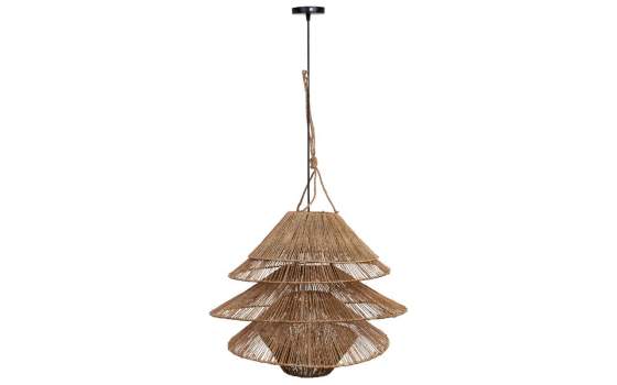 Lampara Techo Diseño Actual Fibras Vegetales de Yute Auier
