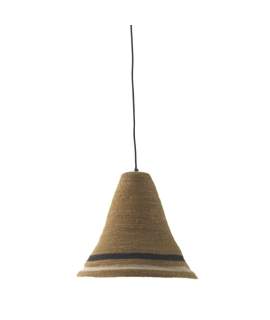 Lampara Techo Fibras Vegetales Conica Serie Altier