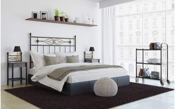 Lamparita Mesita Noche con Pie en Acero Colores Lucia