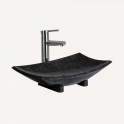 Lavabo Marmol Estilo Oriental Color Negro Serie Petra Lavabo Marmol Estilo Oriental Color Negro Serie Petra