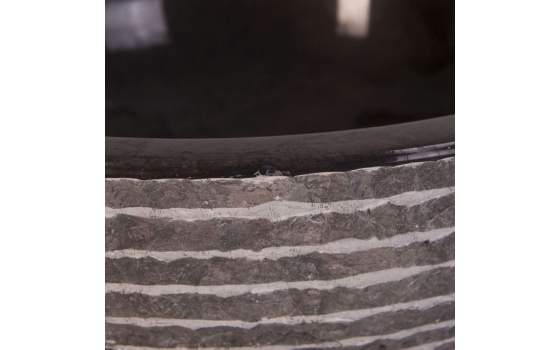 Lavabo Redondo Marmol Color grisaceo Serie Petra Lavabo Redondo Marmol Color grisaceo Serie Petra