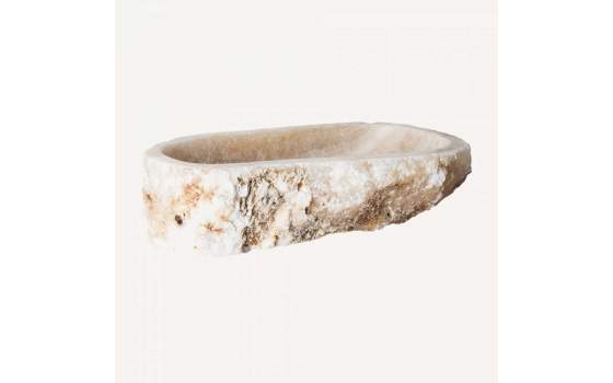 Lavamanos Abstracto de Onix Color Beige Arena Serie Petra