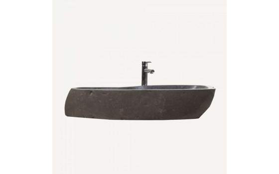 Lavamanos Abstracto Piedra Rustica  grisaceo Serie Petra