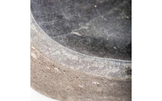 Lavamanos Abstracto Piedra Rustica  grisaceo Serie Petra