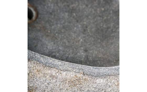 Lavamanos de Piedra Rustica Color Arena Serie Petra