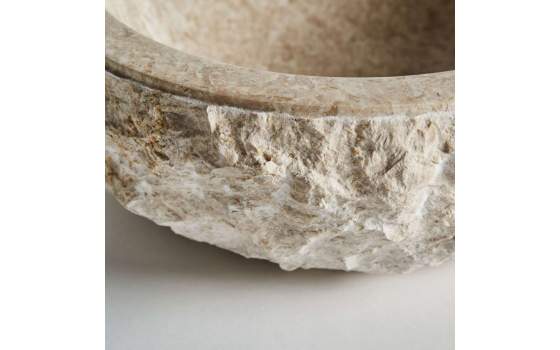 Lavamanos Marmol Rustico Color Arena Piedra Serie Petra