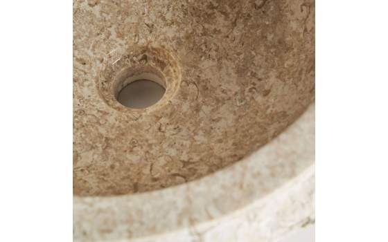 Lavamanos Marmol Rustico Color Arena Piedra Serie Petra