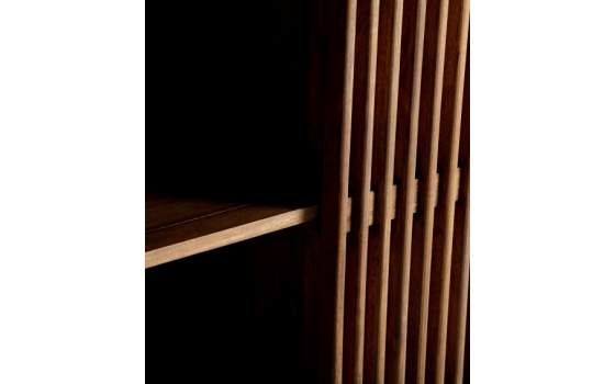 Liberia Salon Enrejada 1 Puerta Corredera Serie Trevoux