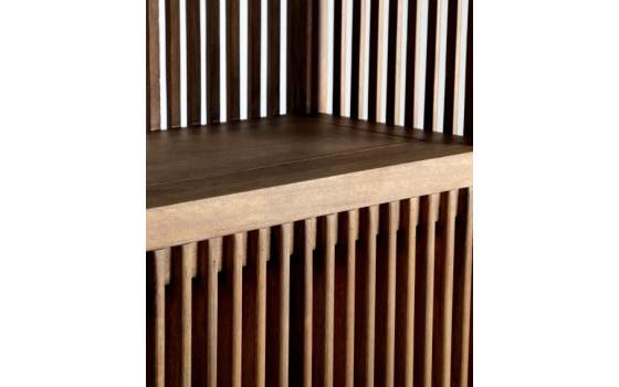 Liberia Salon Enrejada 1 Puerta Corredera Serie Trevoux