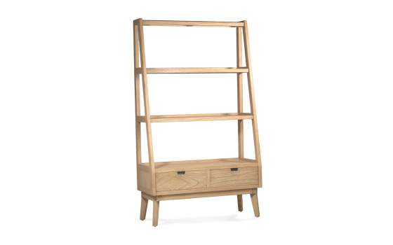 Libreria 2 Cajones 3 Estantes Estilo Nordico Serie Scandi