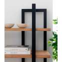 Libreria 5 Estantes Forja y Madera Estilo industrial Virginia