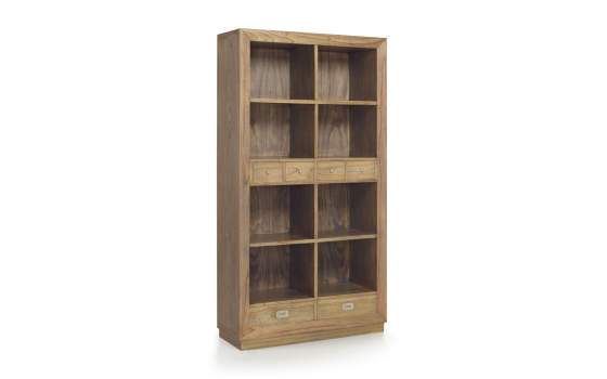 Libreria 6 Cajones 8 Huecos Colonial Serie Merapi