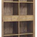 Libreria 6 Cajones 8 Huecos Colonial Serie Merapi