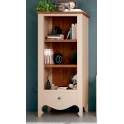 Libreria Baja Provenzal Estrecha 1 Cajon Blanca Serie Praga